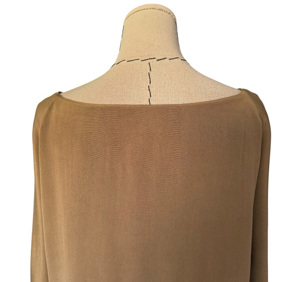 Vintage 80s Donna Karan 100% Silk ButtonUp Top Blouse Small Black Label Bergdorf - Picture 7 of 11